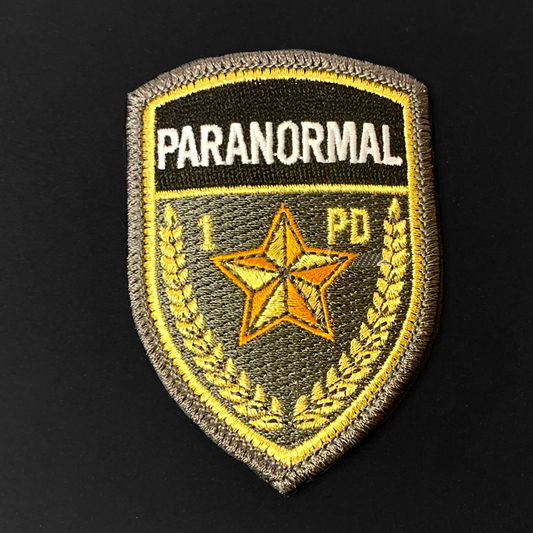 Parnormal Police Badge Embroidered Patch